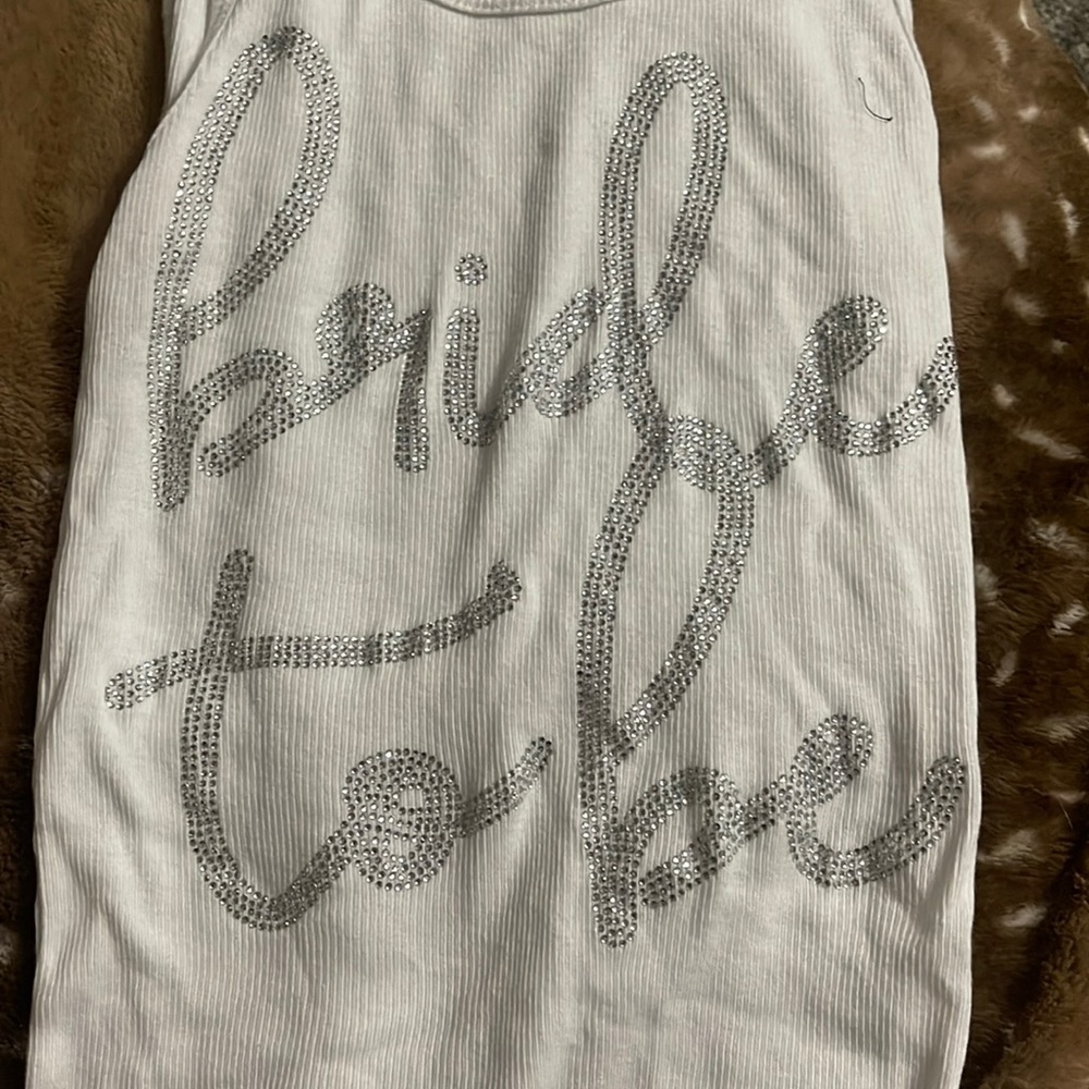 Bride to be tank top